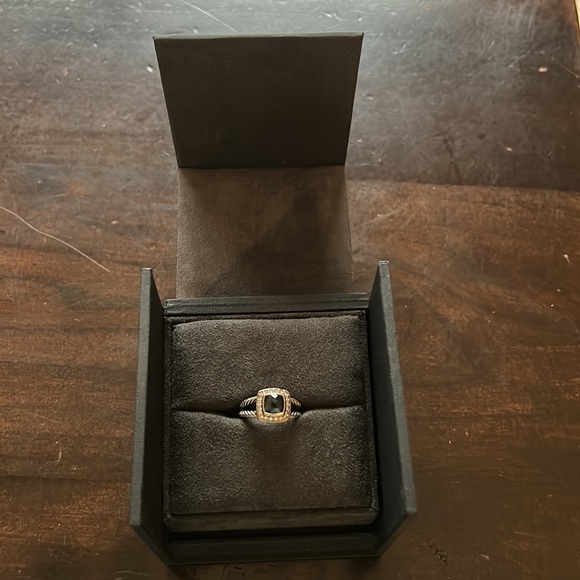David Yurman PetiteAlbion ring 7mm, with original box and pouch. - Picture 5 of 8